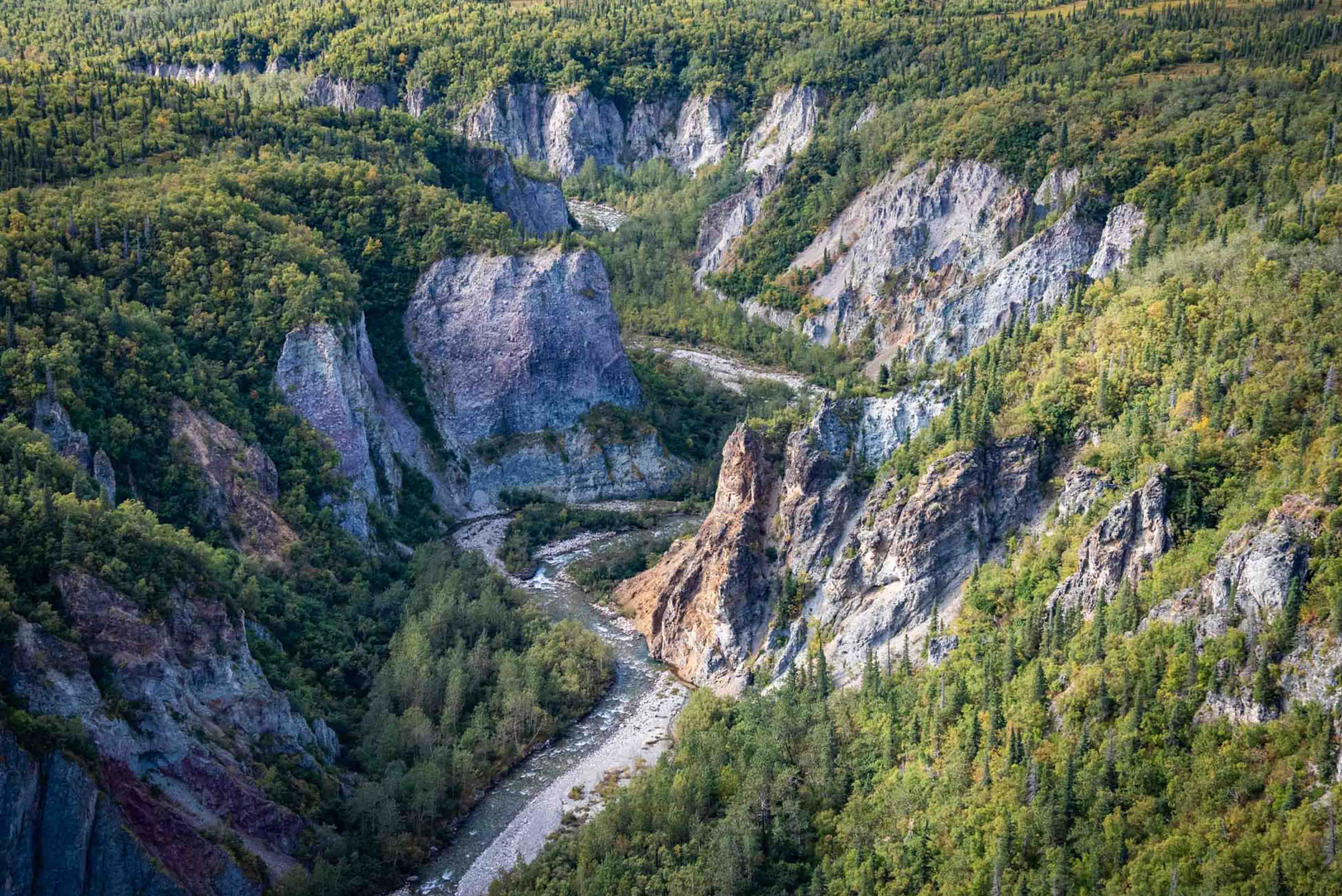 Lake Clark National Park River Canyon