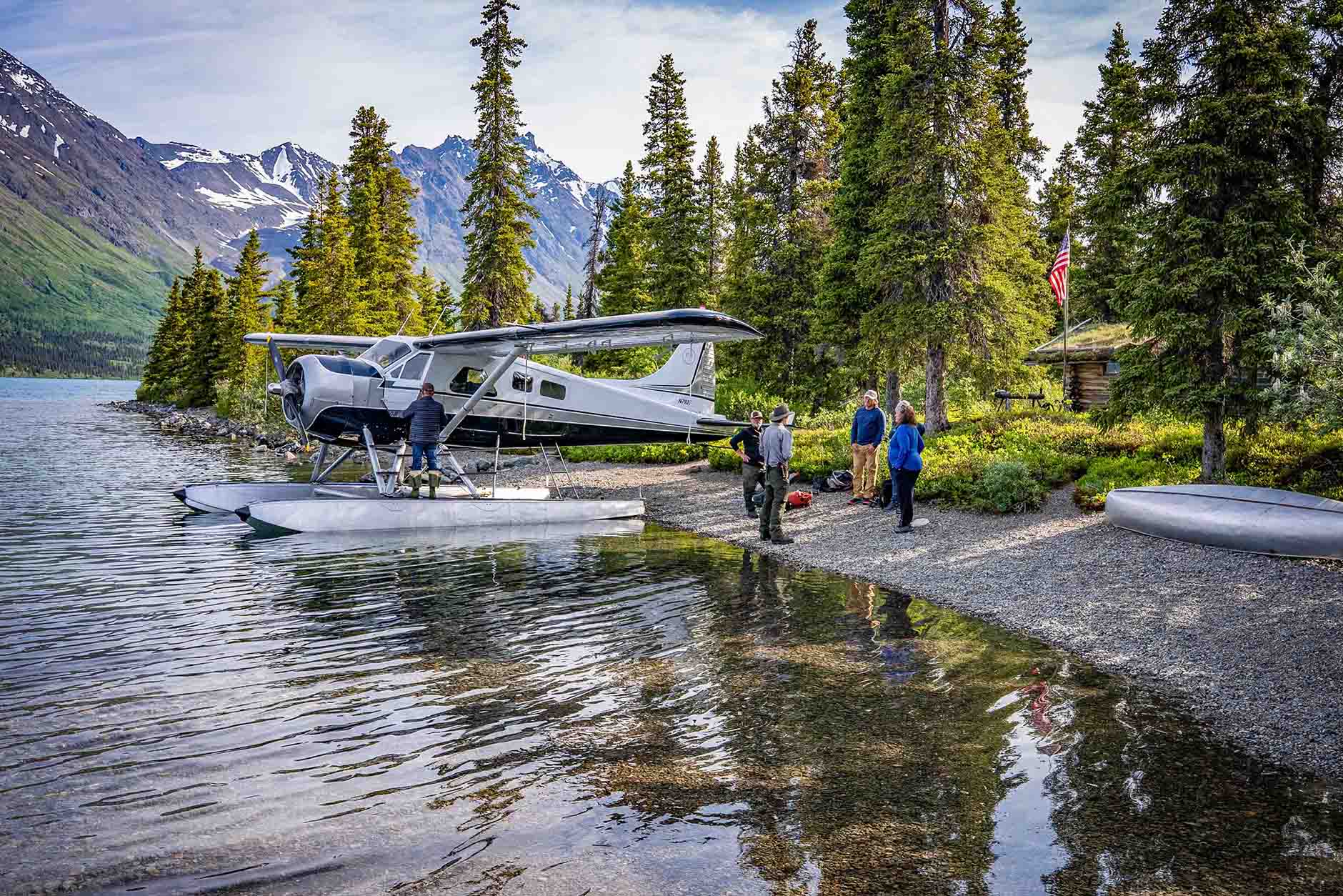Landing on the Twin Lakes