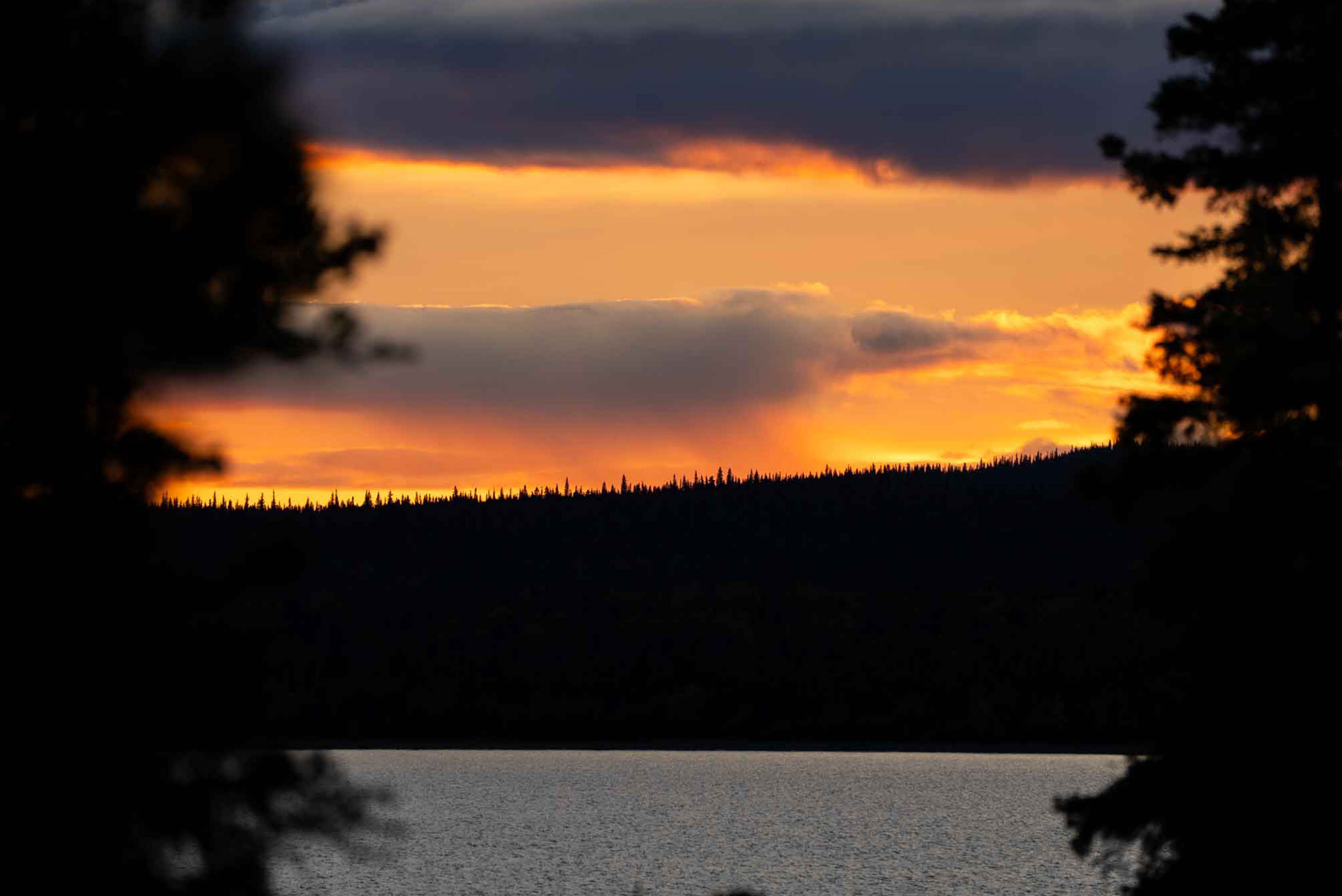 Sunset At The Lodge